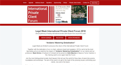 Desktop Screenshot of privateclient-forum.com